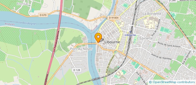 localisation de l'entreprise MAPLACE à LIBOURNE