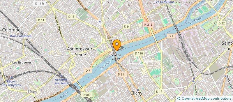 localisation de l'entreprise MAPLAGE à ASNIERES-SUR-SEINE
