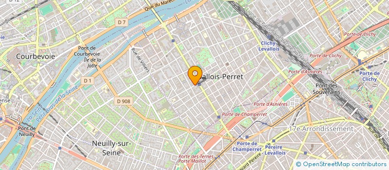localisation de l'entreprise MAPLE HOLDING à LEVALLOIS-PERRET