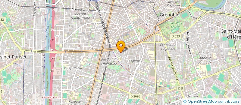 localisation de l'entreprise MAPLOG à GRENOBLE