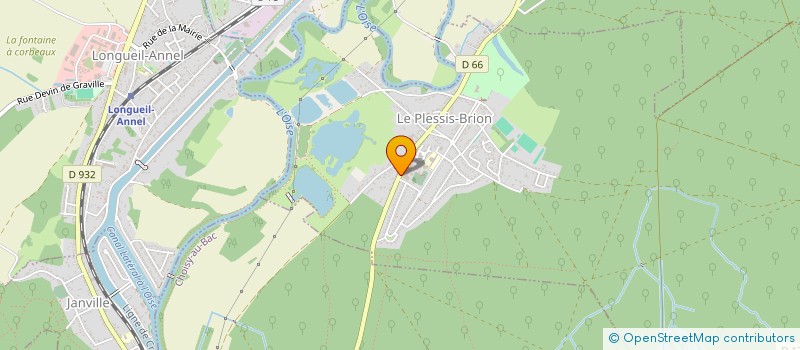 localisation de l'entreprise MAPM  LE PLESSIS-BRION