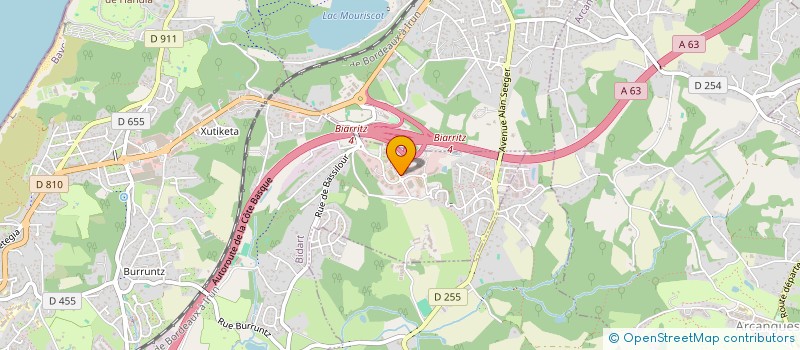 localisation de l'entreprise MAPMEDIA à BIDART