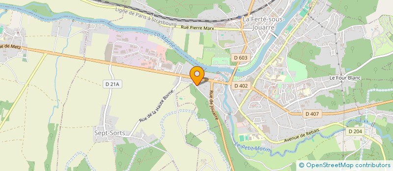 localisation de l'entreprise MAPO à LA FERTE SOUS JOUARRE
