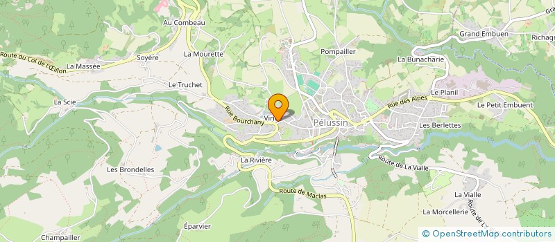 localisation de l'entreprise MAPOCHE  ESTRABLIN