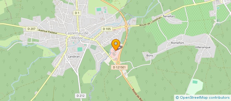 localisation de l'entreprise MAPOE à AVENSAN