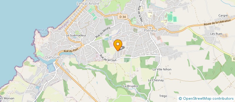 localisation de l'entreprise MAPOFREDO  PLENEUF-VAL-ANDRE