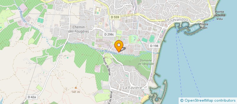 localisation de l'entreprise MAPOMA à LE LAVANDOU