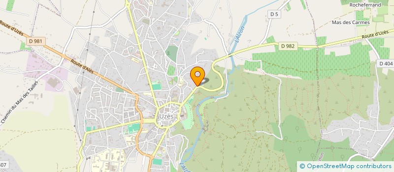 localisation de l'entreprise MAPOP  UZES