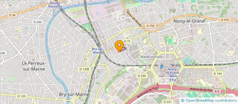 localisation de l'entreprise MAPOSO 1 à BRY-SUR-MARNE