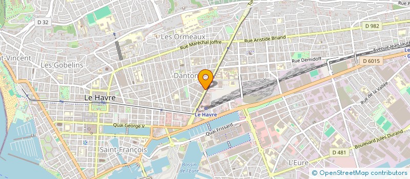 localisation de l'entreprise MAPOUSSI - JE VEUX NAGER  LE HAVRE