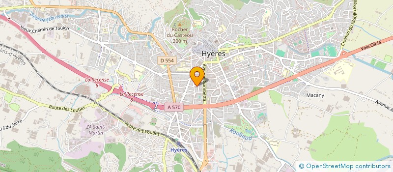localisation de l'entreprise MAPP à HYERES
