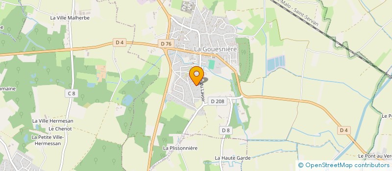 localisation de l'entreprise MAPP GESTION  LA GOUESNIERE