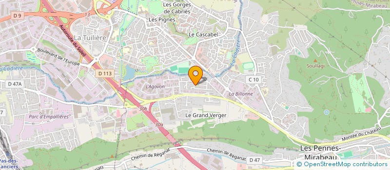 localisation de l'entreprise MAPP INTERNATIONAL à LES PENNES MIRABEAU