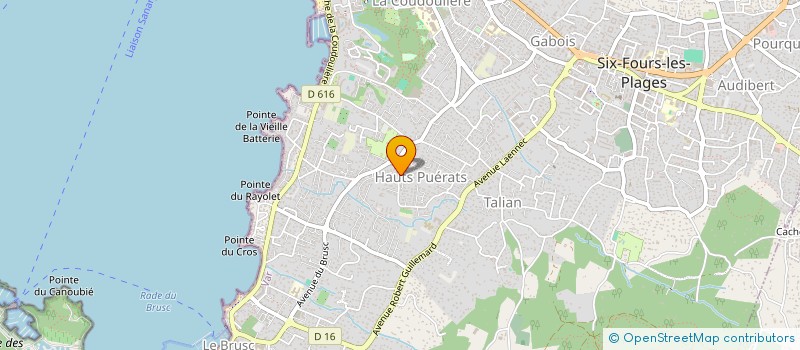 localisation de l'entreprise MAPPA à SIX-FOURS-LES-PLAGES