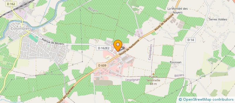 localisation de l'entreprise MAPPAM à COLOMBIERS