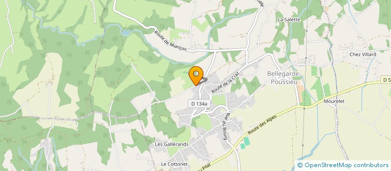 localisation de l'entreprise MAPPIM MANAGEMENT PARTICIPATIF DE PROJETS IMMOBILIERS  BELLEGARDE-POUSSIEU