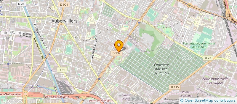 localisation de l'entreprise MAPPY CORPORATION  PANTIN