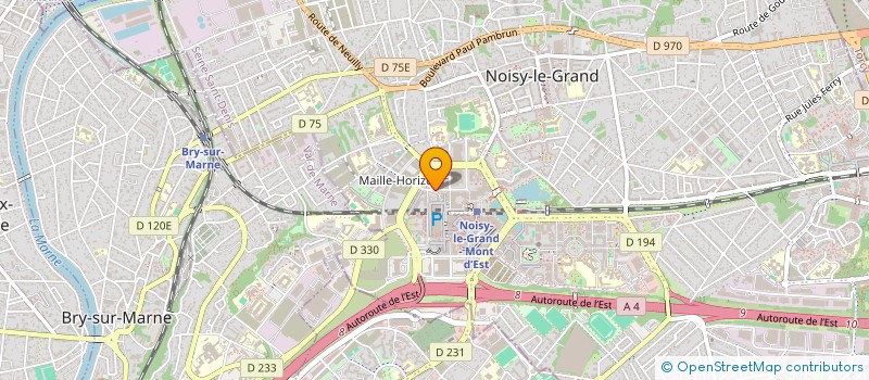 localisation de l'entreprise MAPPY S.A.  NOISY-LE-GRAND