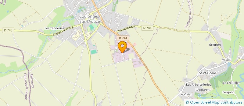 localisation de l'entreprise MAPRAO DIFFUSION  COULONGES-SUR-L'AUTIZE