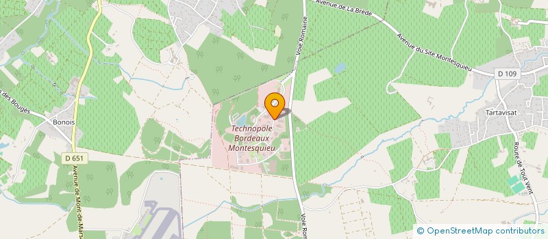 localisation de l'entreprise MAPRECOS à MARTILLAC