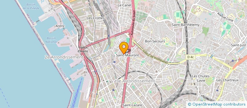 localisation de l'entreprise MAPRO  MARSEILLE