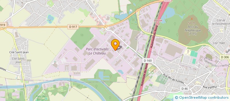 localisation de l'entreprise MAPROTEC à CARVIN