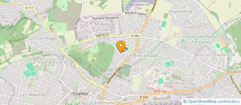 localisation de l'entreprise MAPS  CHELLES