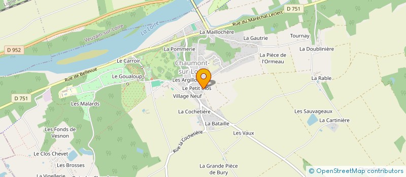 localisation de l'entreprise MAPS INVESTISSEMENTS  LES MONTILS