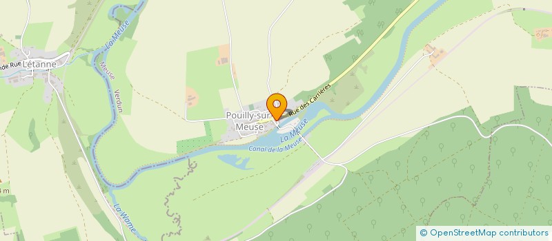 localisation de l'entreprise MAPS TRANSPORT ET TP à POUILLY-SUR-MEUSE