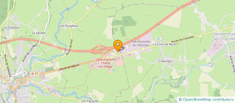 localisation de l'entreprise MAPSPRO à VENDENESSE-LES-CHAROLLES