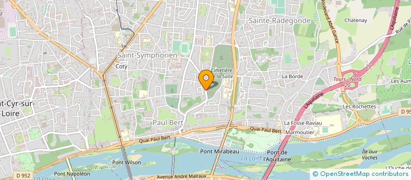 localisation de l'entreprise MAPTOUR à TOURS