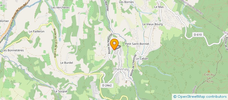 localisation de l'entreprise MAPYBCFR  CHEVINAY