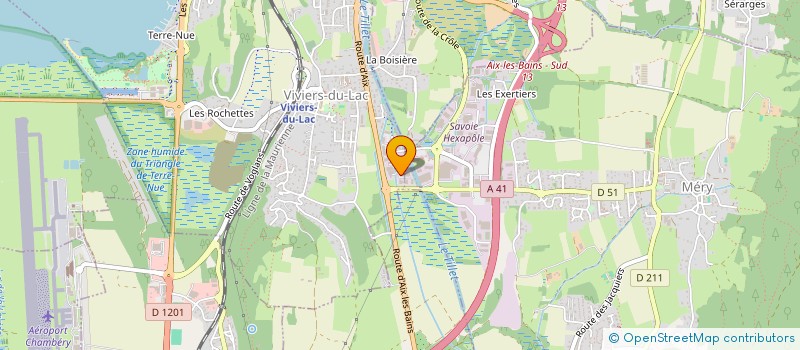 localisation de l'entreprise MAQ 2  VIVIERS-DU-LAC