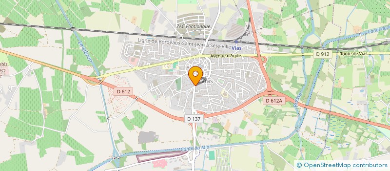 localisation de l'entreprise MAQ  AGDE