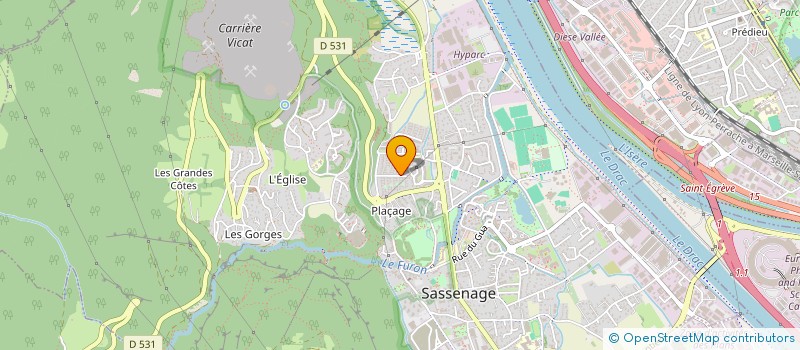 localisation de l'entreprise MAQ IN PAIE  SASSENAGE