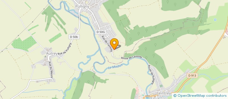 localisation de l'entreprise MAQMADON à PULLIGNY