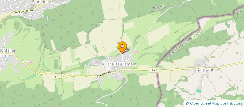 localisation de l'entreprise MAQUAZUR  VILLARS-LES-BLAMONT