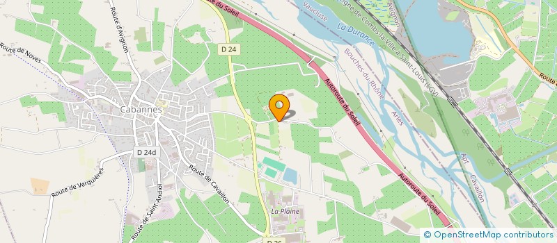 localisation de l'entreprise MAQUEBAT  CABANNES