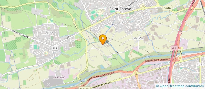 localisation de l'entreprise MAQUEGEHE  SAINT-ESTEVE