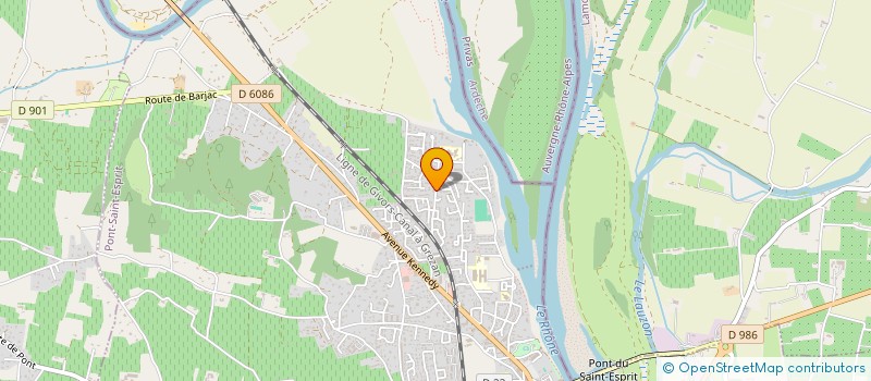 localisation de l'entreprise MAQUET-HUREL  PONT-SAINT-ESPRIT