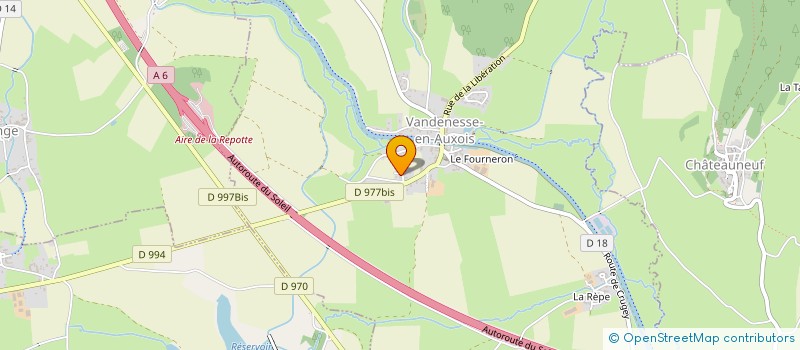 localisation de l'entreprise MAQUETTES A FLOTS  VANDENESSE-EN-AUXOIS