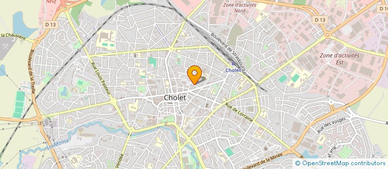 localisation de l'entreprise MAQUETTES CLUB DES MAUGES à CHOLET