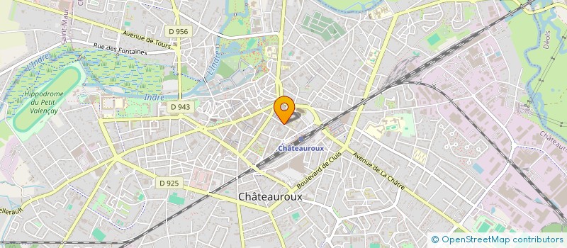 localisation de l'entreprise MAQUETTES FORMES VOLUMES à CHATEAUROUX