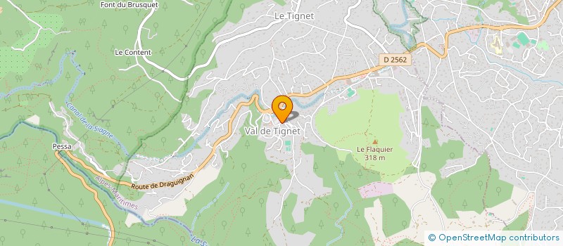 localisation de l'entreprise MAQUILLAGE THERAPEUTIQUE à LE TIGNET