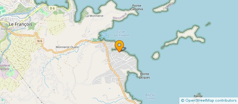 localisation de l'entreprise MAQUIMIX ENERGIE  LE FRANCOIS