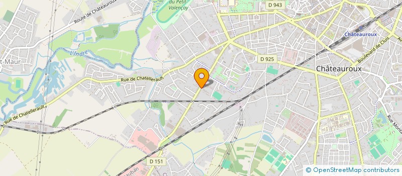 localisation de l'entreprise MAQUIN GUENE à CHATEAUROUX