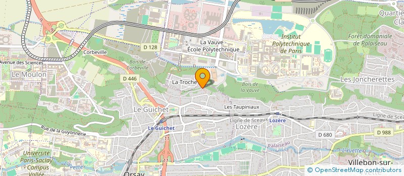 localisation de l'entreprise MAQUIN PRIMEURS à ORSAY