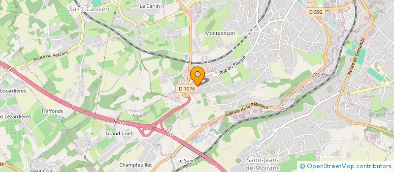 localisation de l'entreprise MAQUIS DE L'OISANS  VOIRON