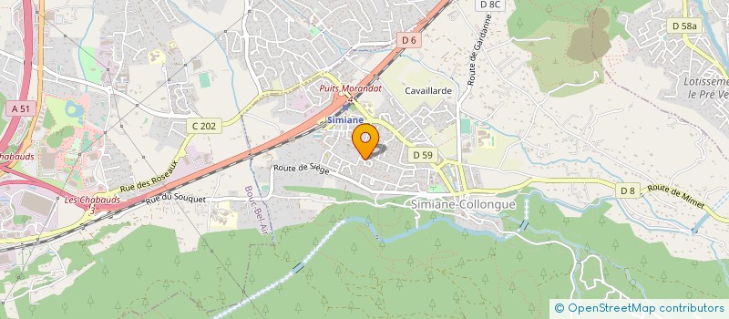 localisation de l'entreprise MAQUIS DE PROVENCE  SIMIANE-COLLONGUE