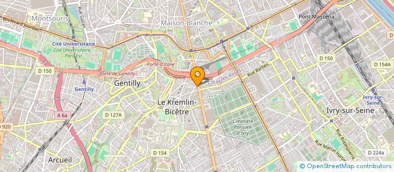 localisation de l'entreprise MAR  LE KREMLIN-BICETRE